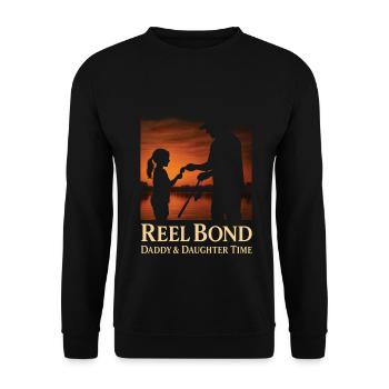 Reel Bond Daddy & Daughter Time - Sweat-shirt Unisexe - noir - Devant - Alina (178cm) & Michal (187cm)