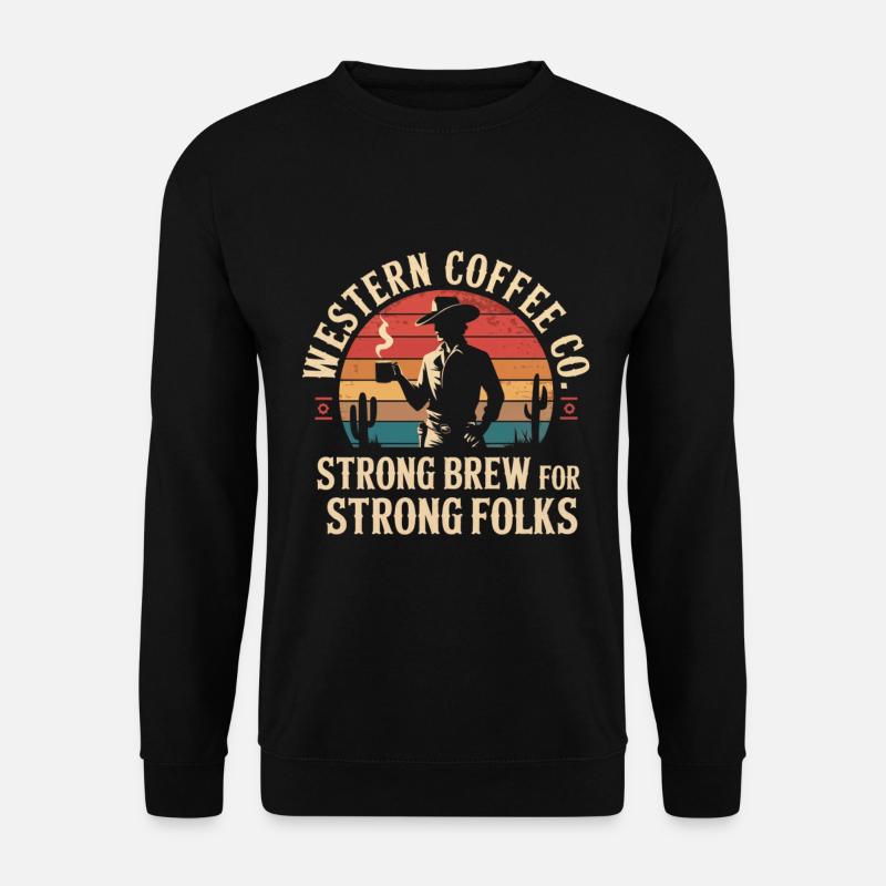 Western Coffee - Unisex Sweatshirt - black