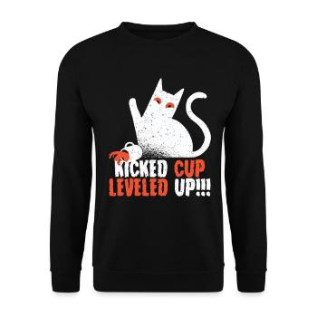 Kaffeeentzug Koffeinfrei Ex-Kaffeetrinker - Unisex Pullover - Schwarz - Vorne - Alina (178cm) & Michal (187cm)