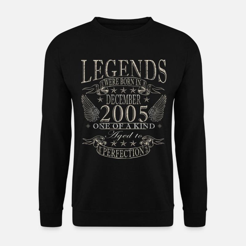 2005 December Birthday Gift - Unisex Sweatshirt - black