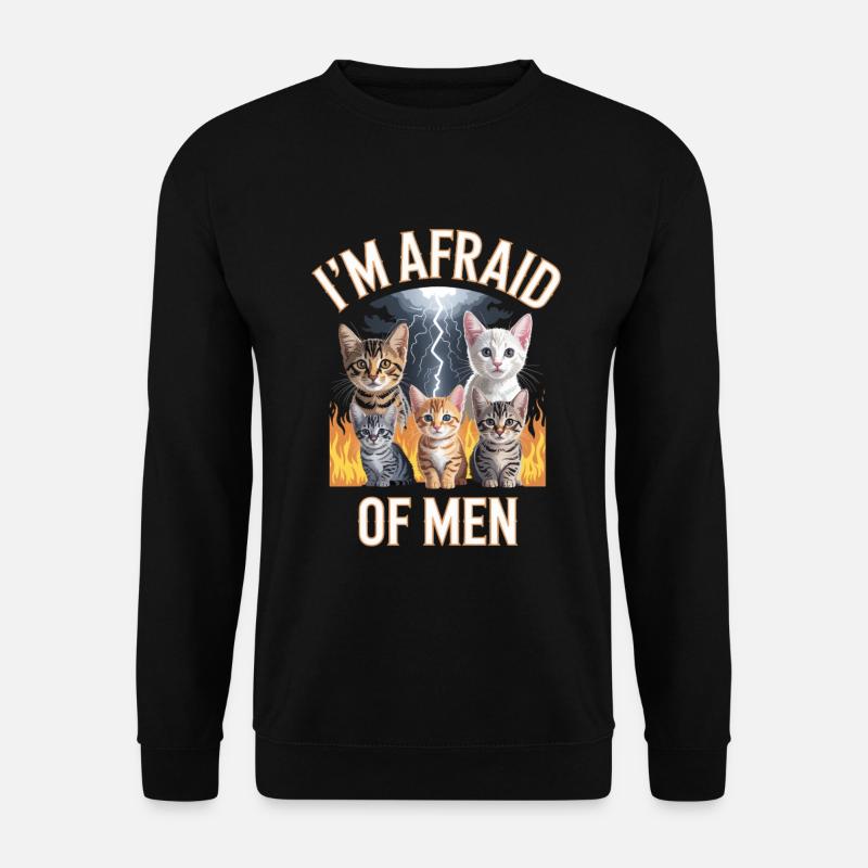 I'm Afraid Of Men Unwearable Bootleg - Unisex Sweatshirt - black