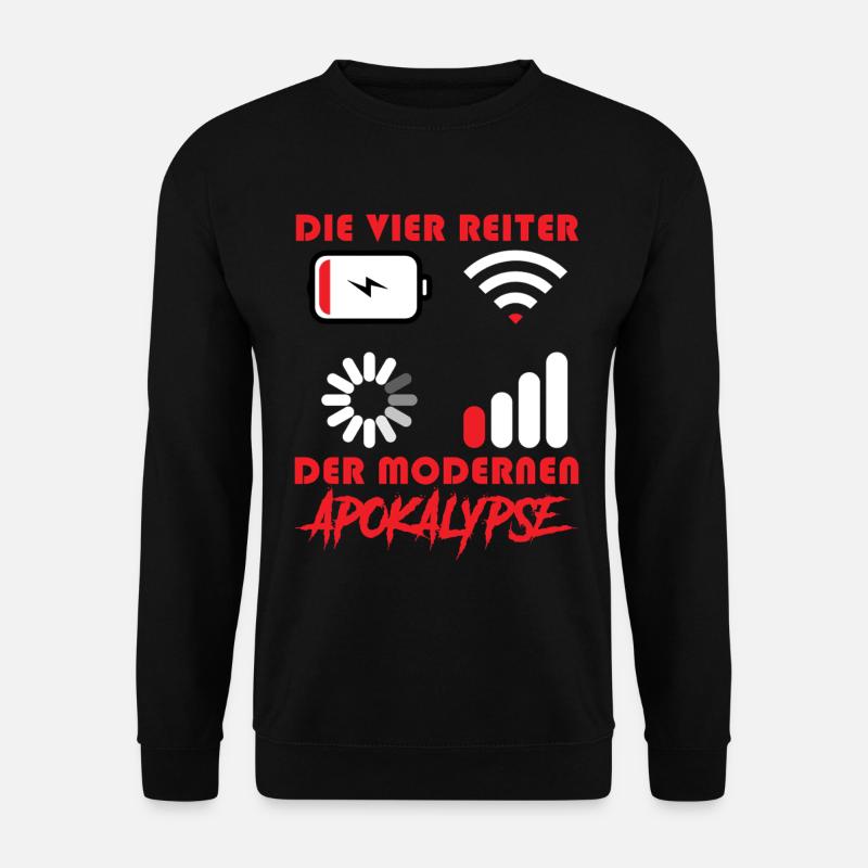 Computer DIE VIER REITER DER MODERNEN APOKALYPSE - Unisex Pullover - Schwarz