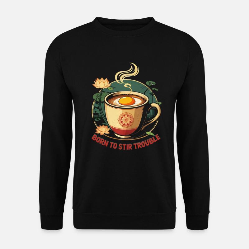 Vietnamesisches Essen Kaffee Mit Eigelb - Unisex Pullover - Schwarz