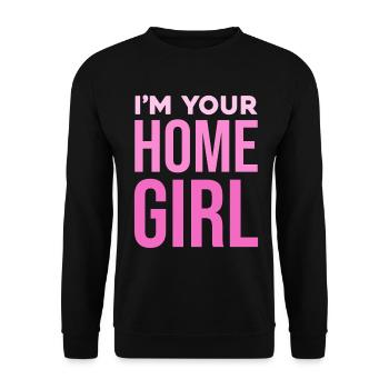 Je suis ta fille de famille - Sweat-shirt Unisexe - noir - Devant - Alina (178cm) & Michal (187cm)