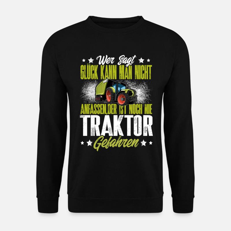 Traktor Landwirt - Unisex Pullover - Schwarz