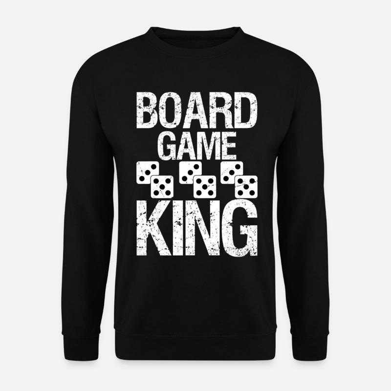 board game king - Unisex Pullover - Schwarz