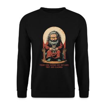 Créatures mythologiques de Domovoi - Sweat-shirt Unisexe - noir - Devant - Alina (178cm) & Michal (187cm)