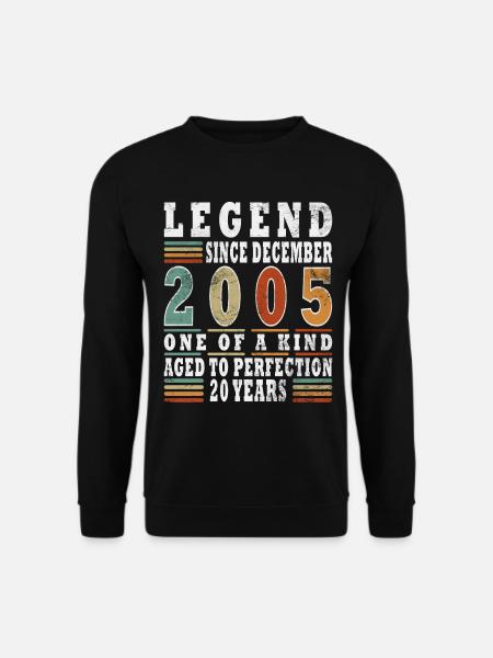 2005 December Birthday Gift - Unisex Sweatshirt - black