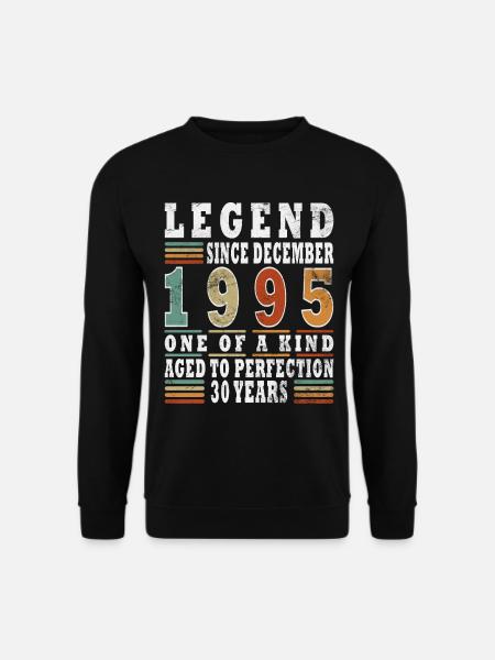 Décembre 1995 - Sweat-shirt Unisexe - noir
