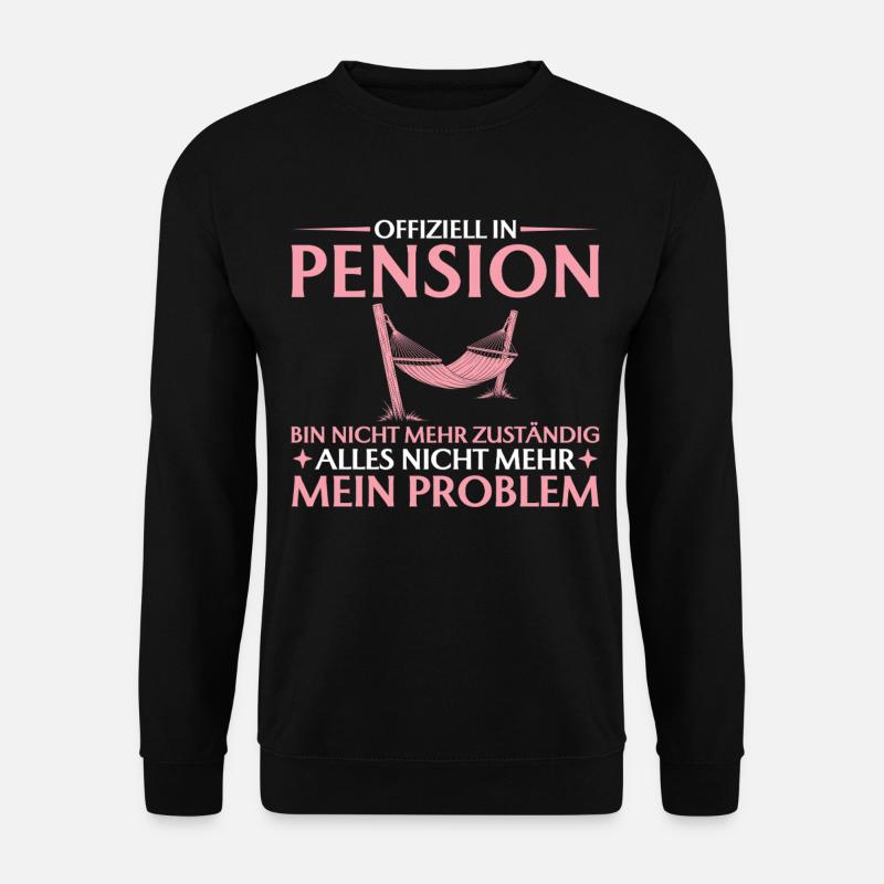 Beamtin Abschied Arbeitskollegin in Pension - Unisex Pullover - Schwarz
