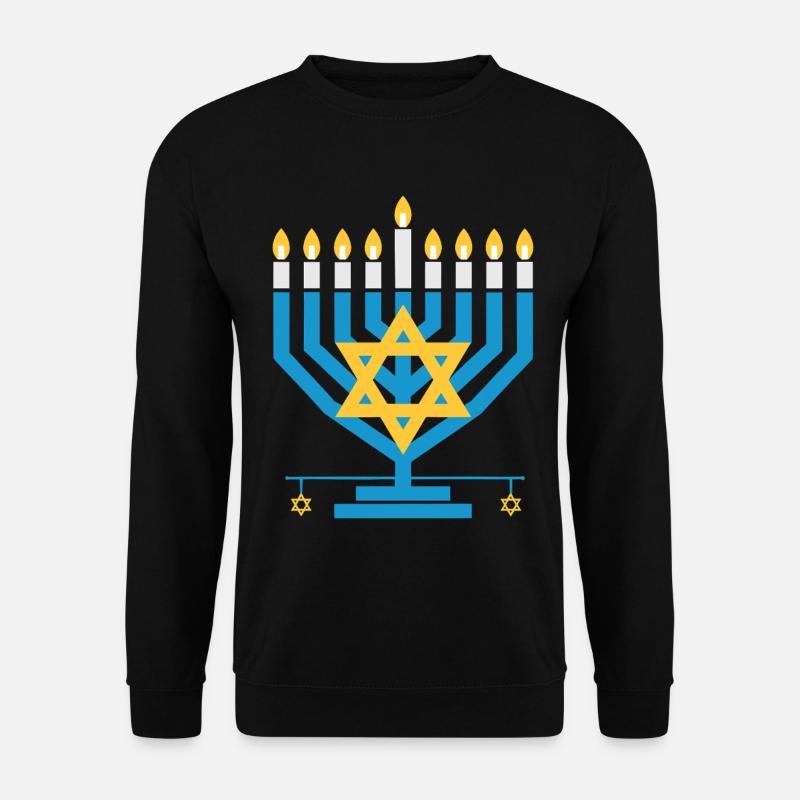Hanukkah  - Unisex Pullover - Schwarz