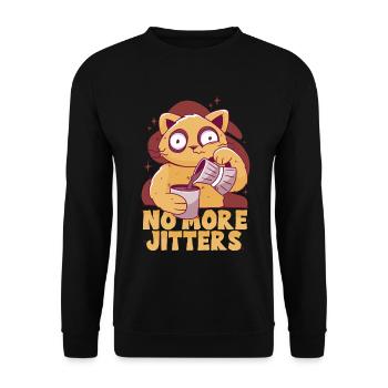 Kaffeeentzug Koffeinfrei Ex-Kaffeetrinker - Unisex Pullover - Schwarz - Vorne - Alina (178cm) & Michal (187cm)