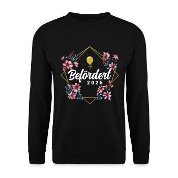 Promoted 2026 - Unisex Sweatshirt - black - Front - Alina (178cm) & Michal (187cm)