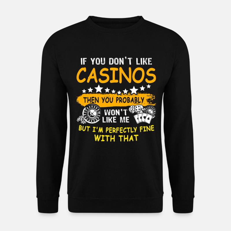 Casino Casinospiel - Unisex Pullover - Schwarz