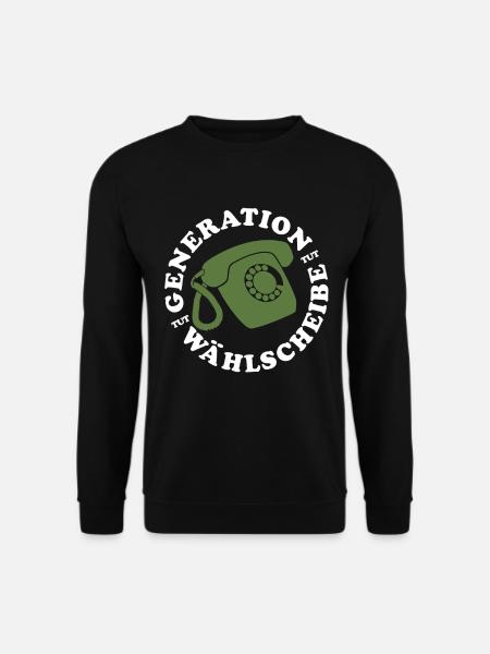 Génération Téléphone Fixe - Sweat-shirt Unisexe - noir