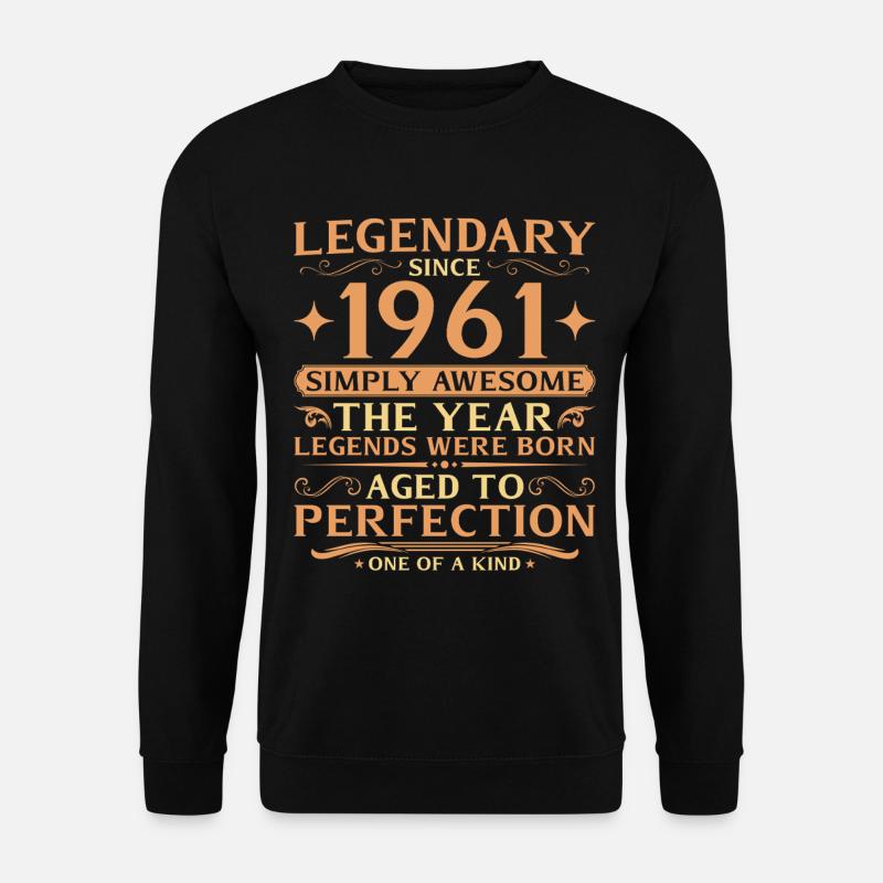 65e anniversaire de Legends 1961 - Sweat-shirt Unisexe - noir