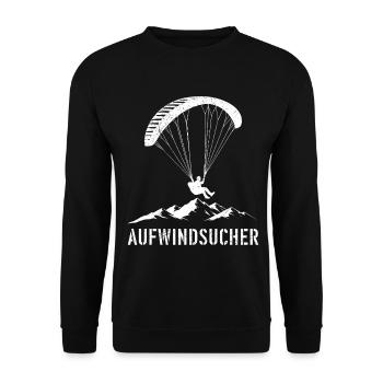 Paraglider UPWIND SEEKER Fun - Unisex Sweatshirt - black - Front - Alina (178cm) & Michal (187cm)