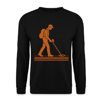 Aventure de détection de métaux Treasure Hunter - Sweat-shirt Unisexe - noir - Devant - Alina (178cm) & Michal (187cm)