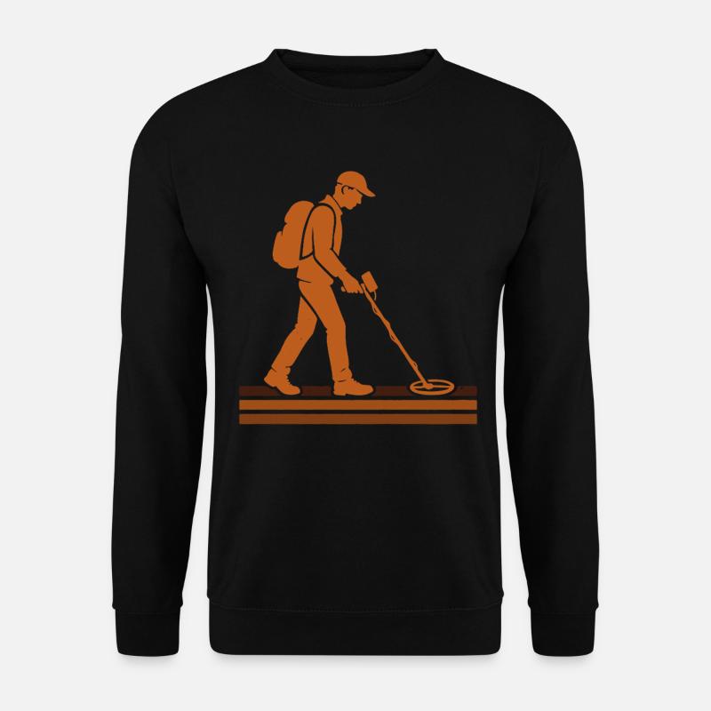Treasure Hunter Metal Detecting Adventure - Unisex Sweatshirt - black