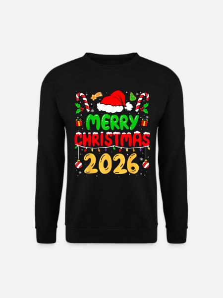 Merry Christmas 2026 - Unisex Sweatshirt - black