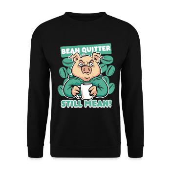 Kaffeeentzug Koffeinfrei Ex-Kaffeetrinker - Unisex Pullover - Schwarz - Vorne - Alina (178cm) & Michal (187cm)