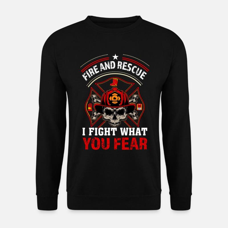 Feuerwehr - Unisex Pullover - Schwarz