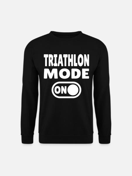 Mode triathlon ACTIVÉ - Course cycliste de natation - Sweat-shirt Unisexe - noir