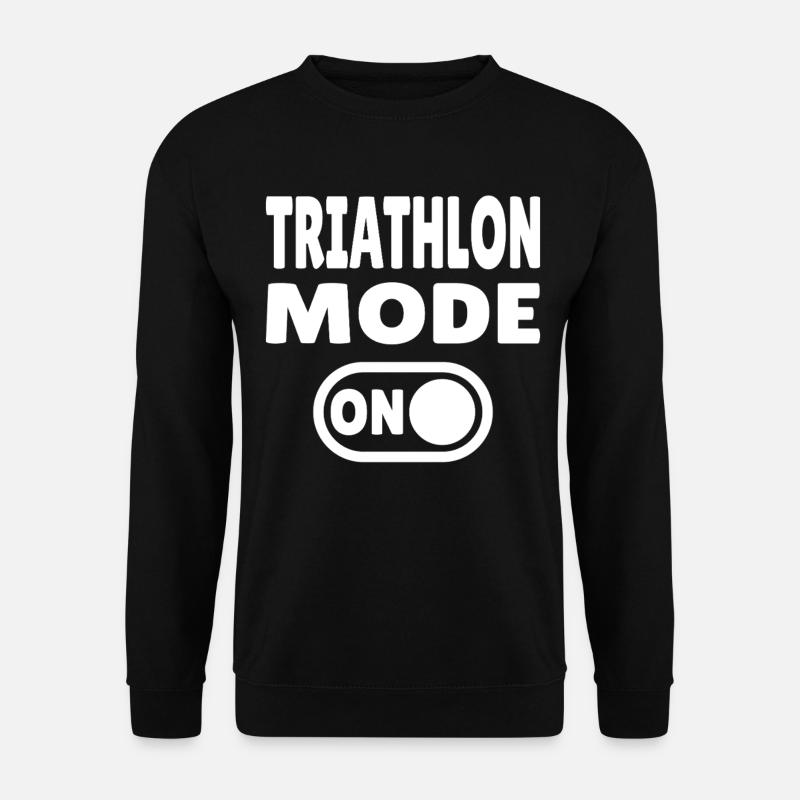 Mode triathlon ACTIVÉ - Course cycliste de natation - Sweat-shirt Unisexe - noir