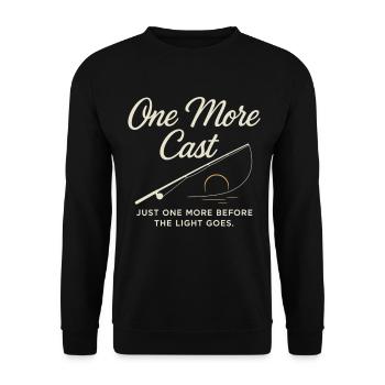 One last litter before sunset - Unisex Sweatshirt - black - Front - Alina (178cm) & Michal (187cm)