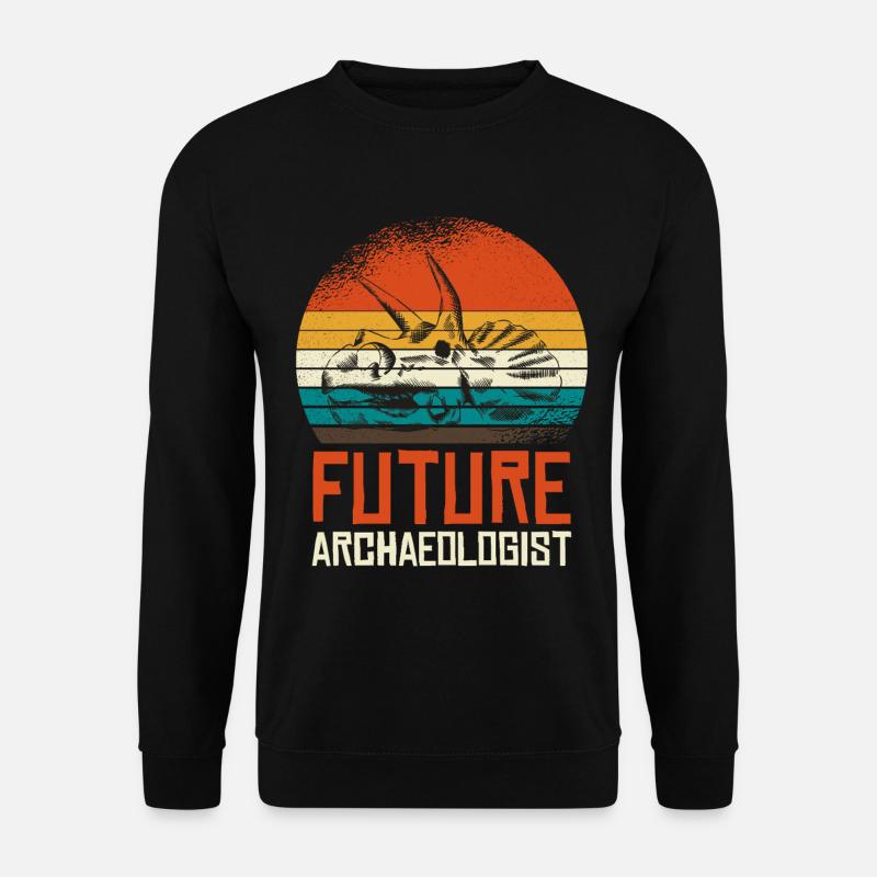 Futur Archäologe Fossil Skull - Unisex Pullover - Schwarz