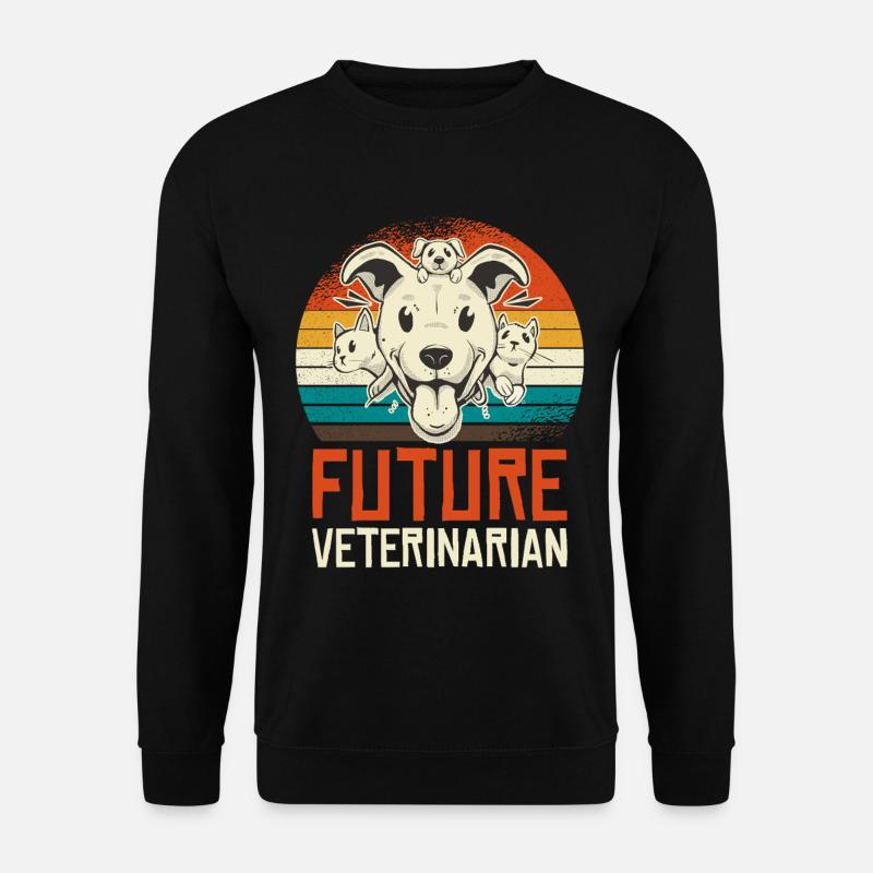 Zukunft Tierarztin - Unisex Pullover - Schwarz