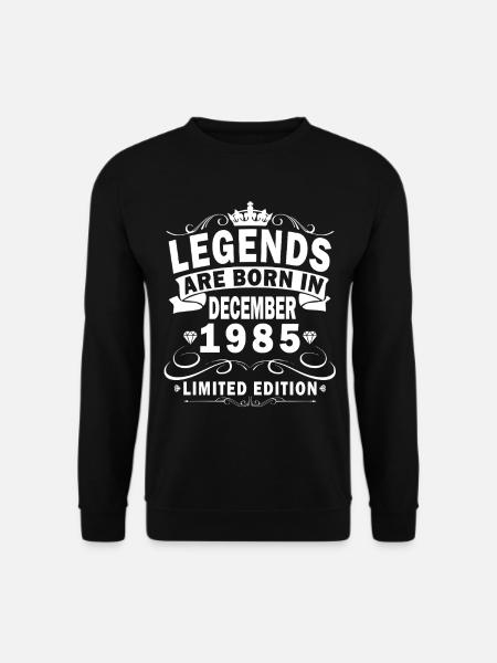 December 1985 - Unisex Sweatshirt - black