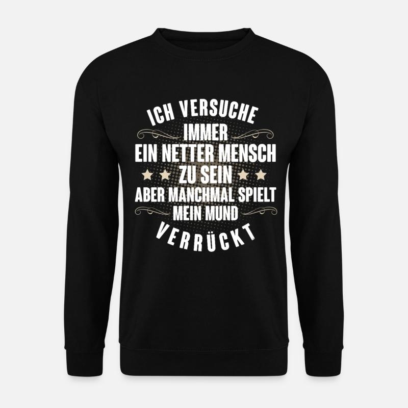 Big flap - Unisex Sweatshirt - black