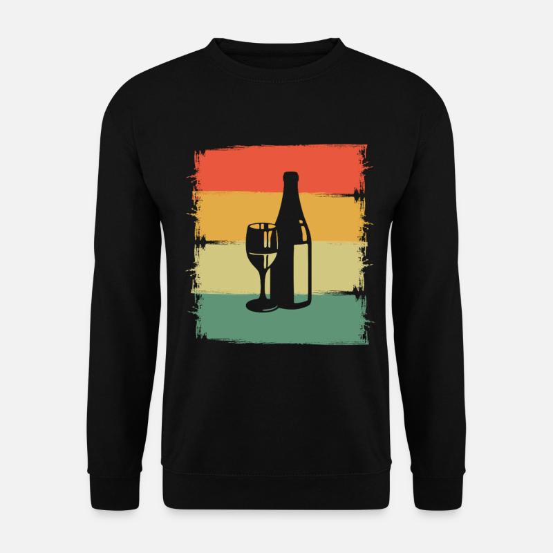 Wein - Unisex Pullover - Schwarz