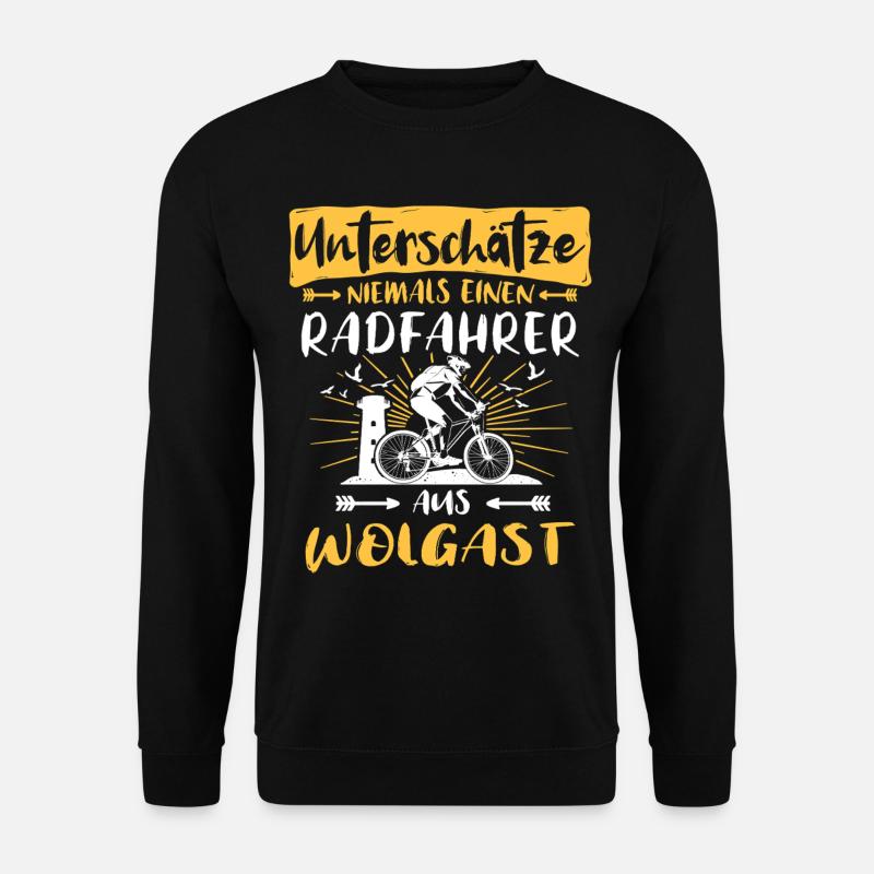 Wolgast Cyclists Wolgaster - Unisex Sweatshirt - black