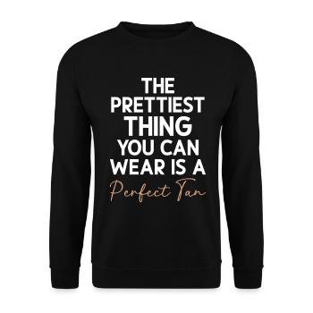 Spray Tan Tech Oil Machine Kit Spray Tanning - Unisex Sweatshirt - black - Front - Alina (178cm) & Michal (187cm)