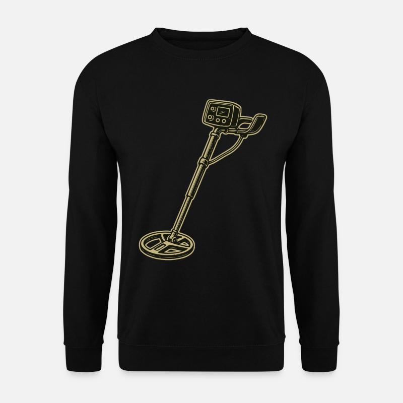 Metalldetektor-Schatzsuche-Abenteuer - Unisex Pullover - Schwarz