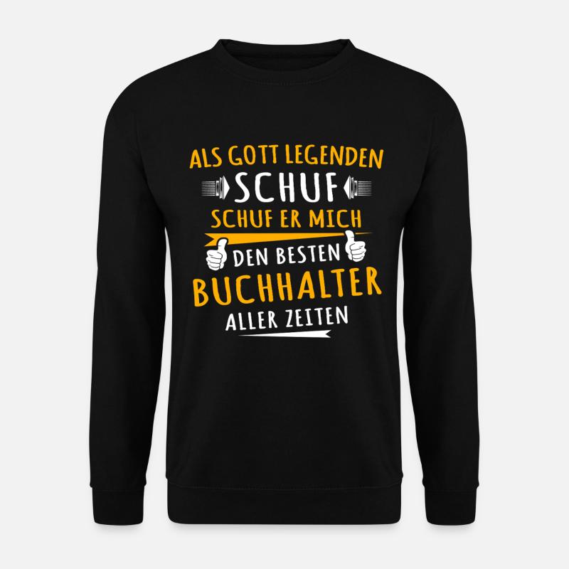 Buchhalter - Unisex Pullover - Schwarz
