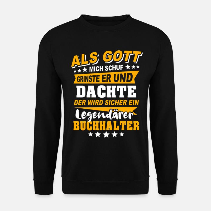 Buchhalter Sprüche - Unisex Pullover - Schwarz
