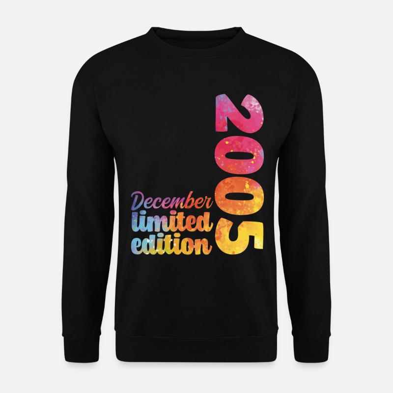 December 2005 Birthday Gift - Unisex Sweatshirt - black