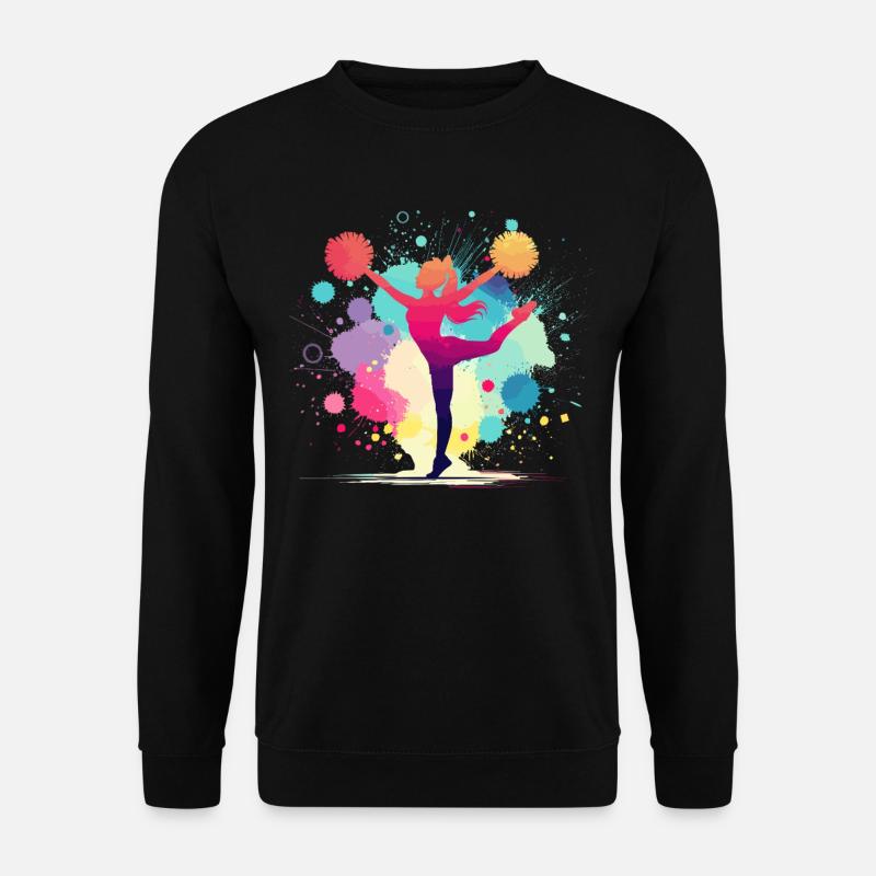 Cheerleader, Cheerleading, Cheer, Mädchen - Unisex Pullover - Schwarz