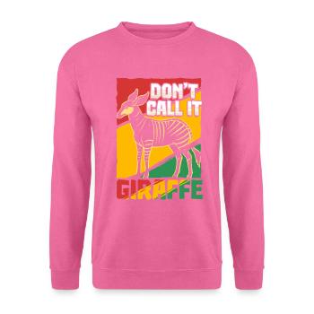 Okapi Tier - Unisex Pullover - Pink - Vorne