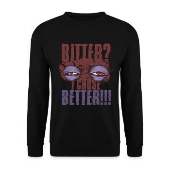 Kaffeeentzug Koffeinfrei Ex-Kaffeetrinker - Unisex Pullover - Schwarz - Vorne - Alina (178cm) & Michal (187cm)