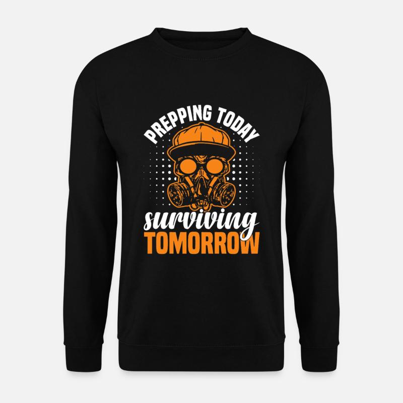 Survivalismus-Liebhaber – Der Must-Haves-Vorbereitung - Unisex Pullover - Schwarz