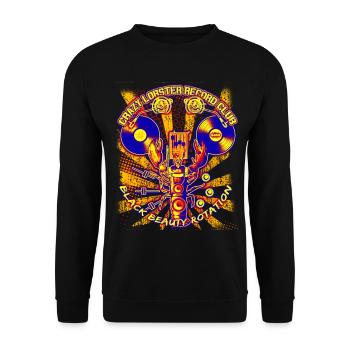 DJING - Unisex Sweatshirt - black - Front - Alina (178cm) & Michal (187cm)