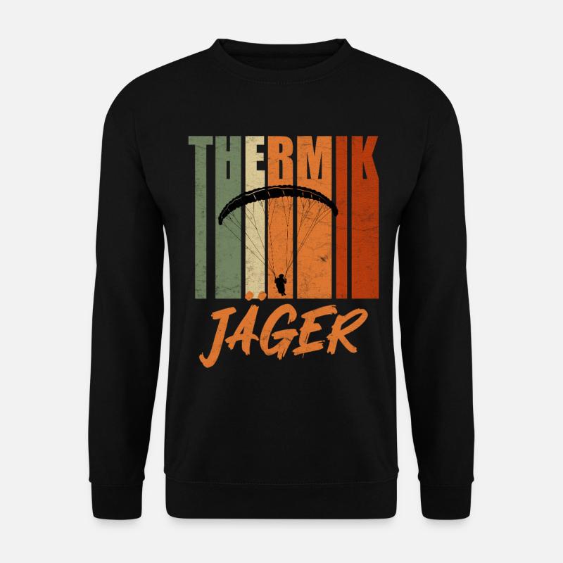 Paragliding THERIK JÄGER Fun - Unisex Sweatshirt - black