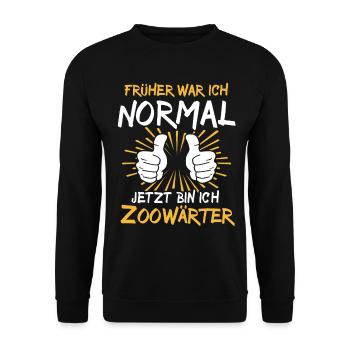 Zookeeper's Spell - Unisex Sweatshirt - black - Front - Alina (178cm) & Michal (187cm)