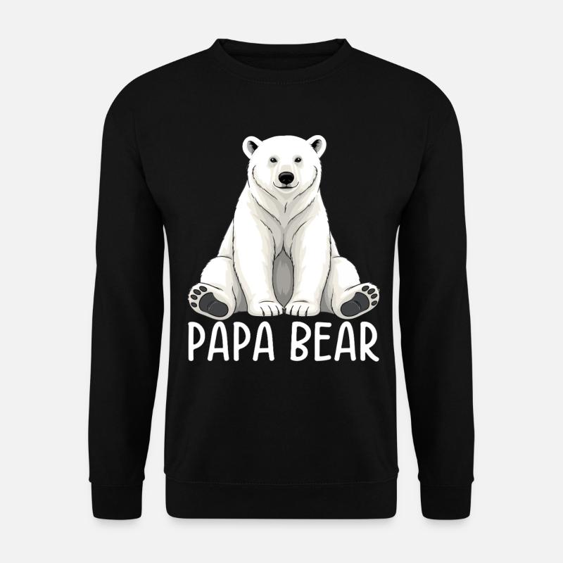 Papa Bear - Unisex Sweatshirt - black