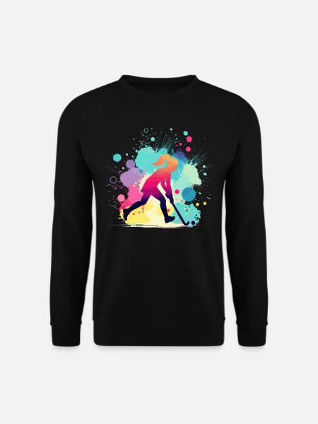 Feldhockey, Feldhockeyspielerin, Hockey - Unisex Pullover - Schwarz