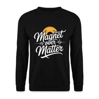 Technicien IRM Radiographiste aimant sur matière Technicien radiologie - Sweat-shirt Unisexe - noir - Devant - Alina (178cm) & Michal (187cm)